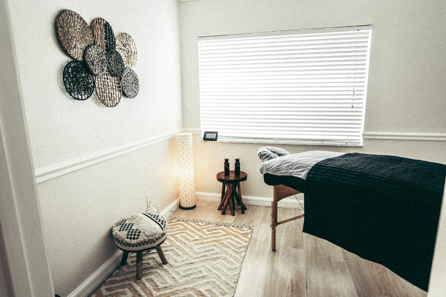 The calm, light-filled treatment room at More Than Skin Deep